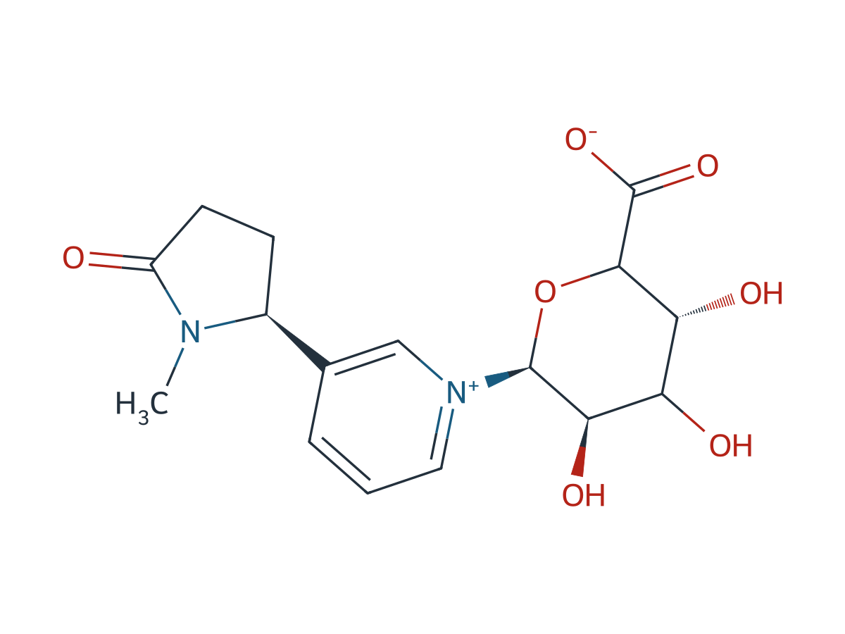 Cotinine glucuronide chemical structure