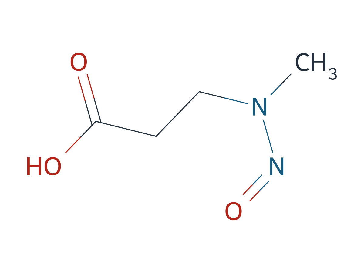 N-Nitroso-N-methyl-3-aminopropionic Acid chemical structure