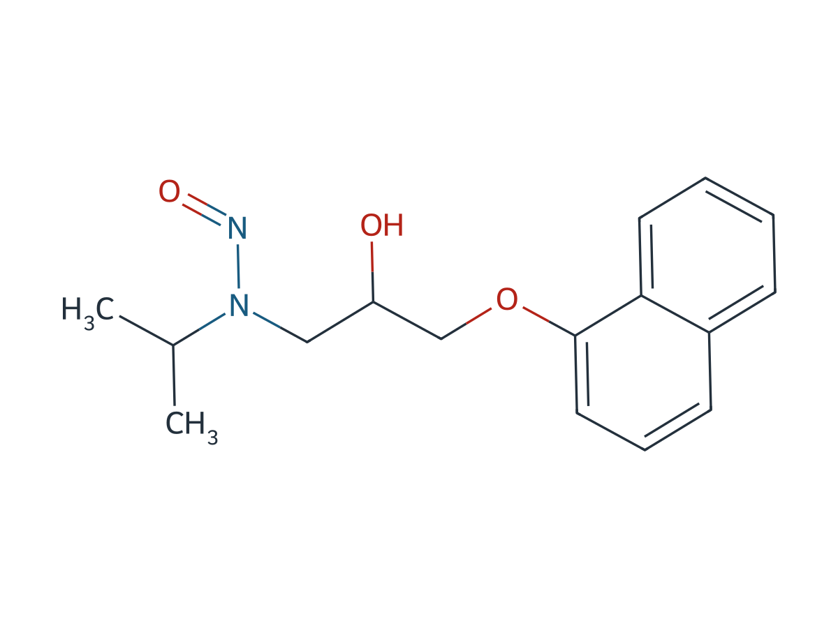 N-Nitrosopropranolol (Mixture of Isomers) chemical structure