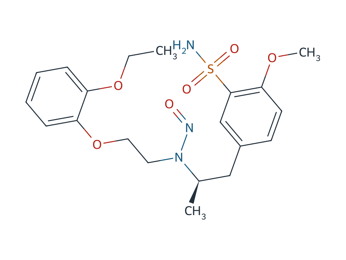 N-Nitroso Tamsulosin Impurity (Mixture of Isomers) chemical structure