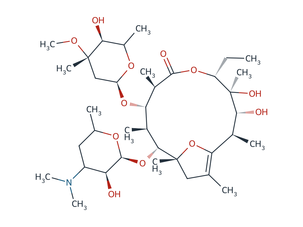 Erythromycin EP Impurity E chemical structure