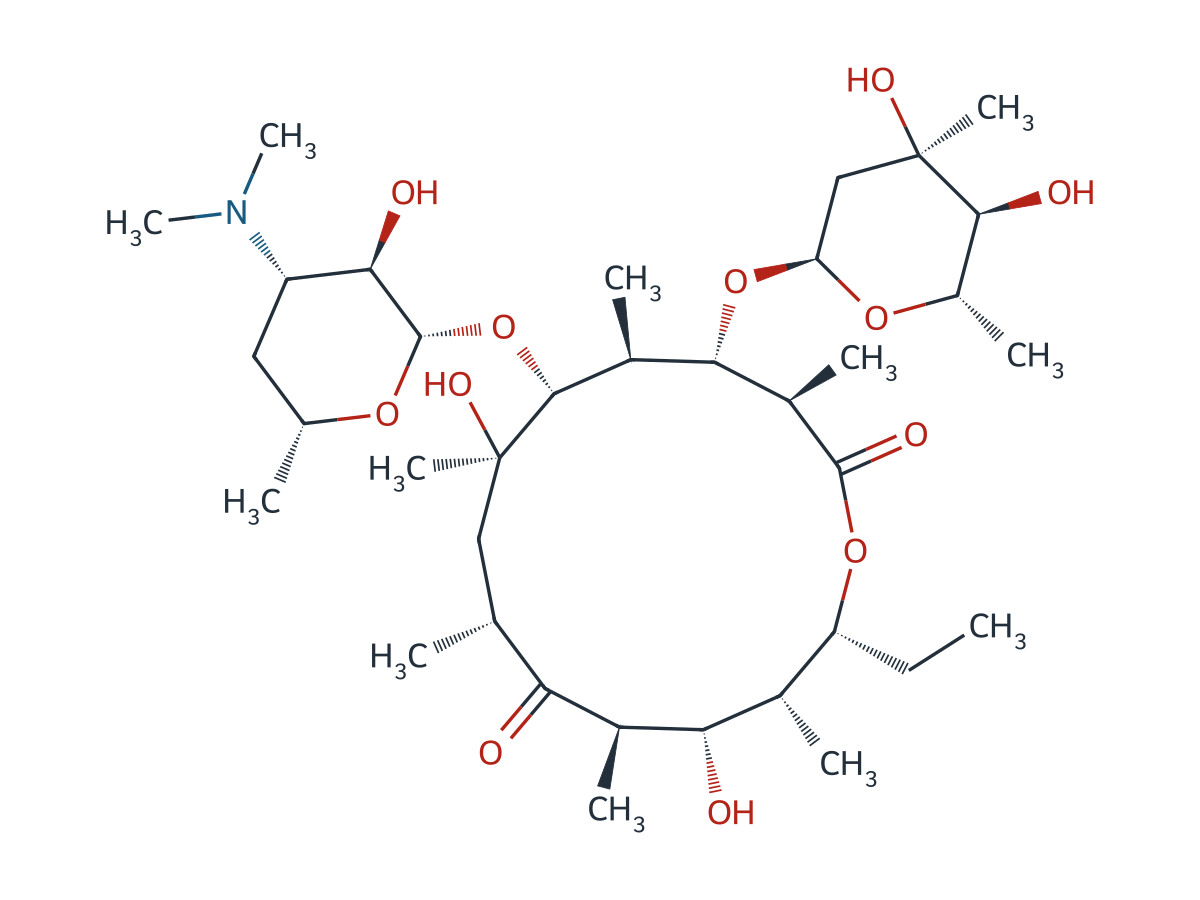 Erythromycin EP Impurity K chemical structure