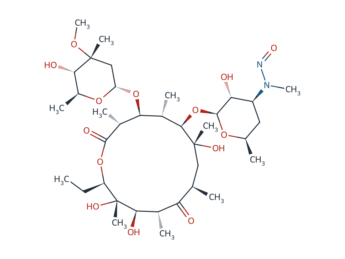 N-Nitroso Erythromycin EP Impurity B chemical structure