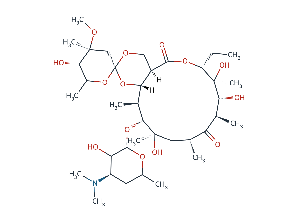 Erythromycin EP Impurity C chemical structure