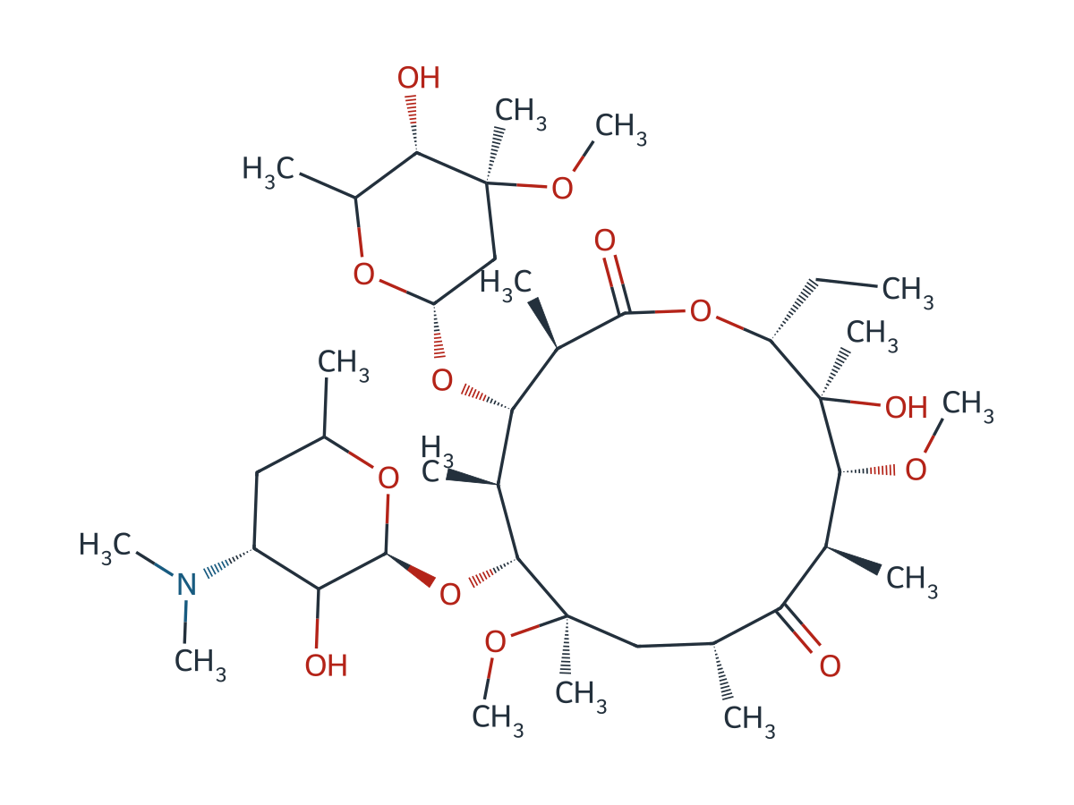 Clarithromycin EP Impurity E chemical structure