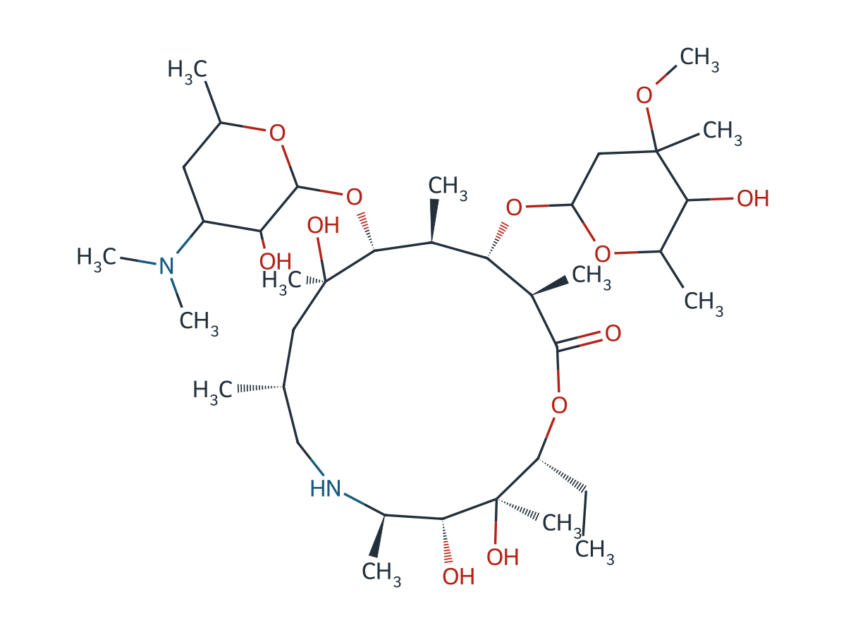 Azithromycin EP Impurity A chemical structure