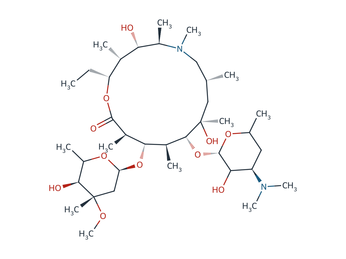 Azithromycin EP Impurity B chemical structure