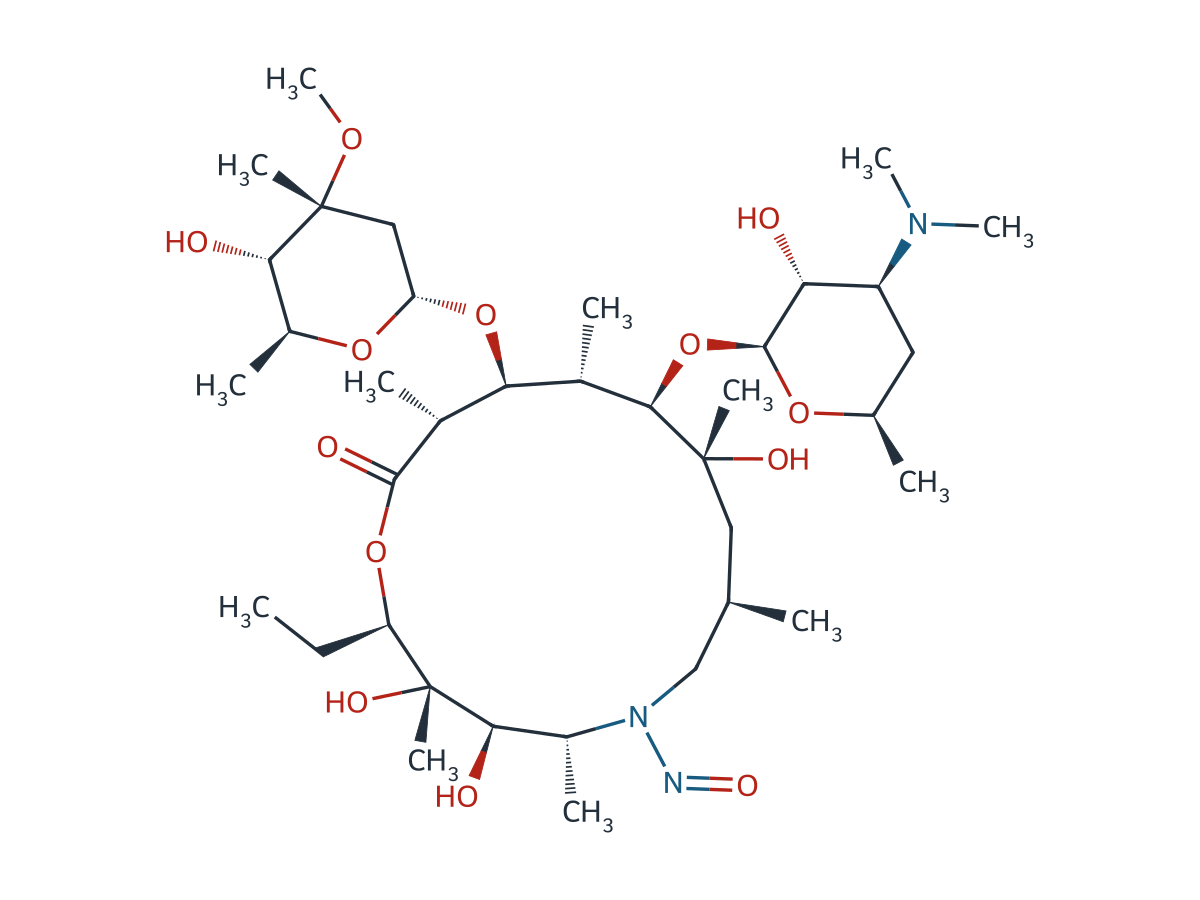 N-Nitroso Azithromycin Impurity 46 chemical structure