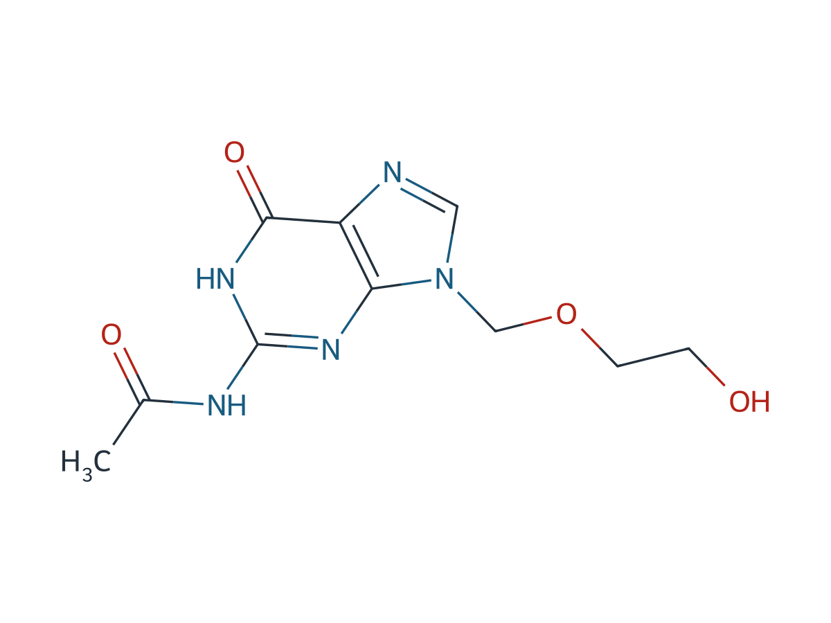 Aciclovir EP Impurity F chemical structure