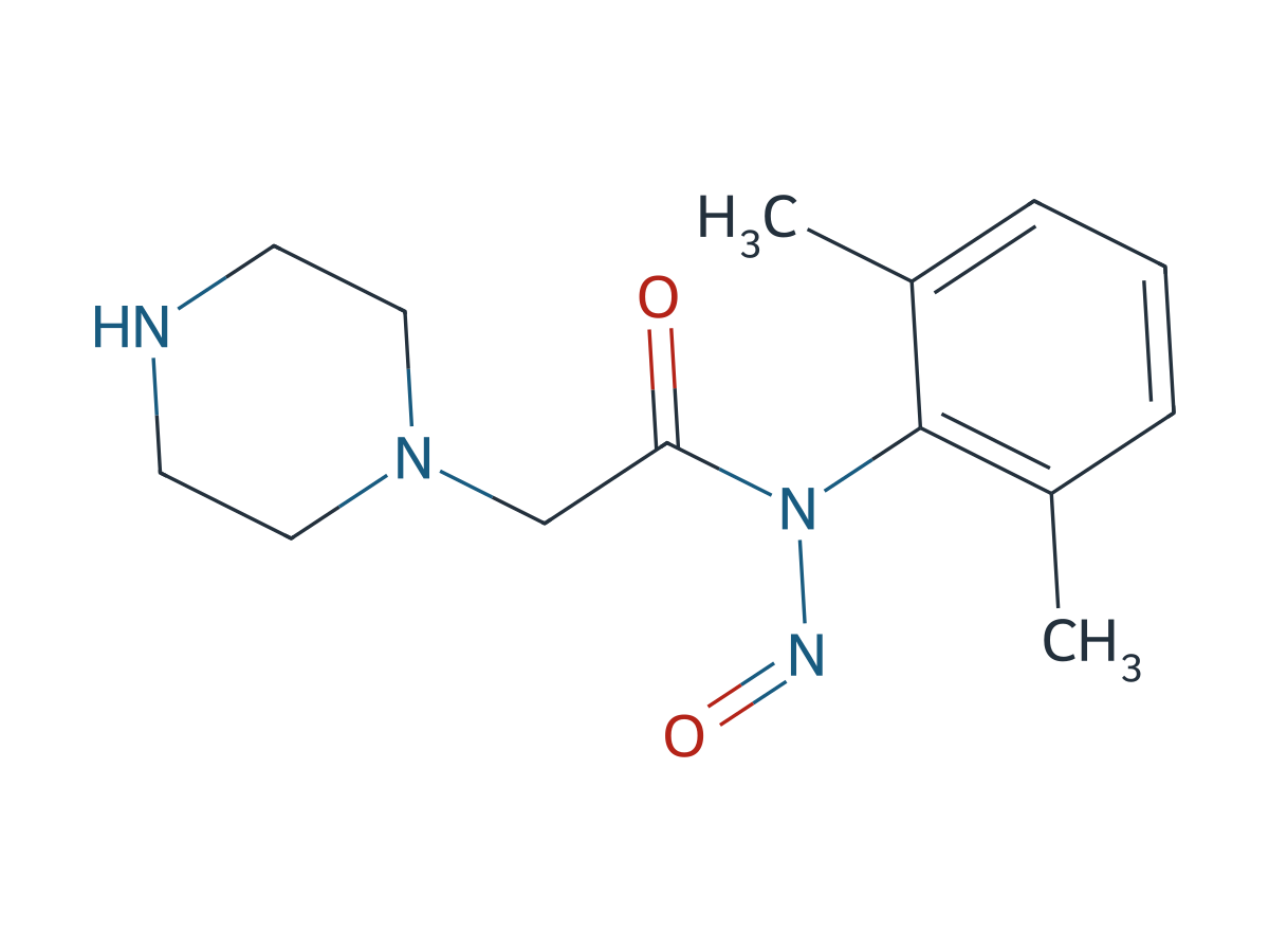 N-Nitroso Ranolazine Impurity 14 chemical structure