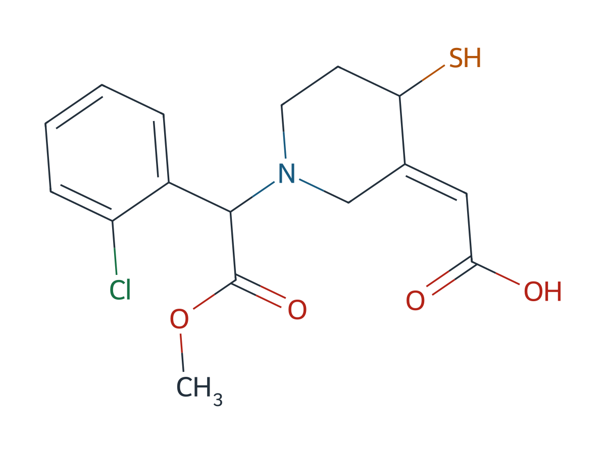 Clopidogrel Metabolite I (Mixture of Diastereomers) chemical structure