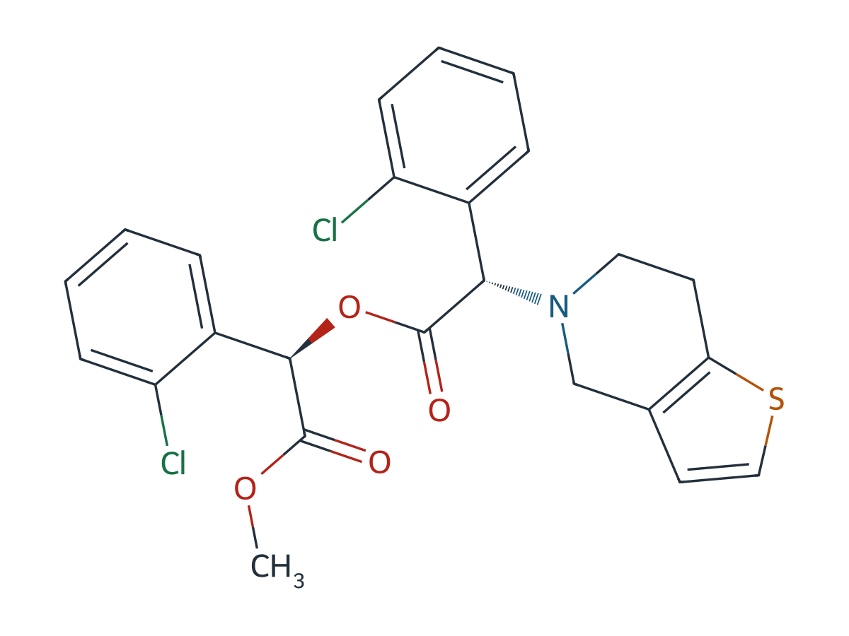 Clopidogrel EP impurity D chemical structure