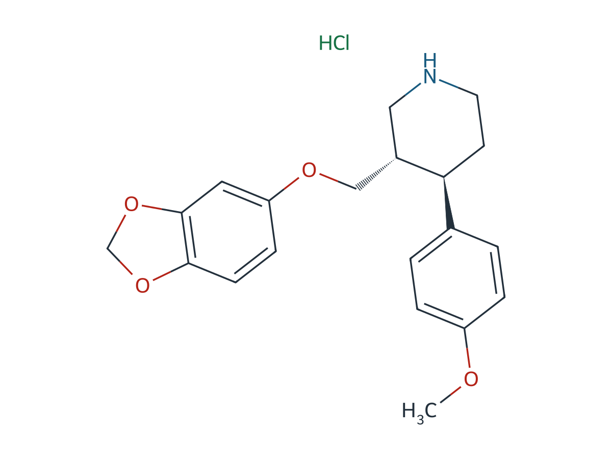Paroxetine Hemihydrate EP Impurity B HCl chemical structure