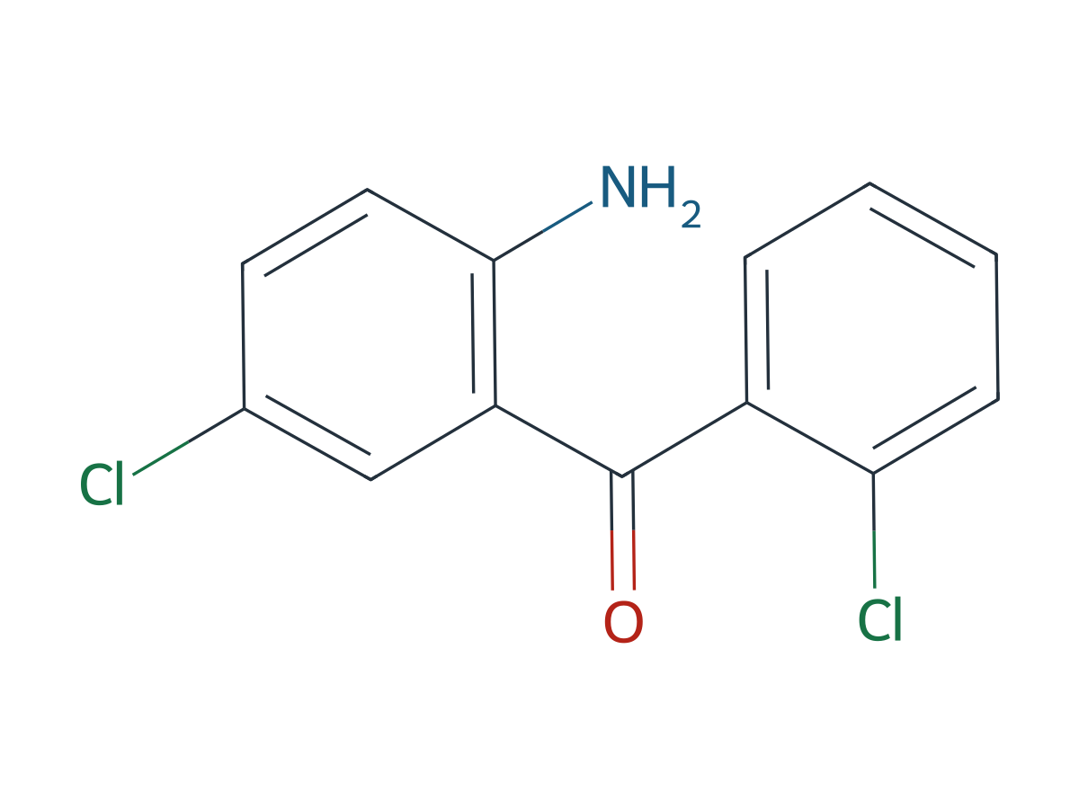 Lorazepam EP Impurity A chemical structure