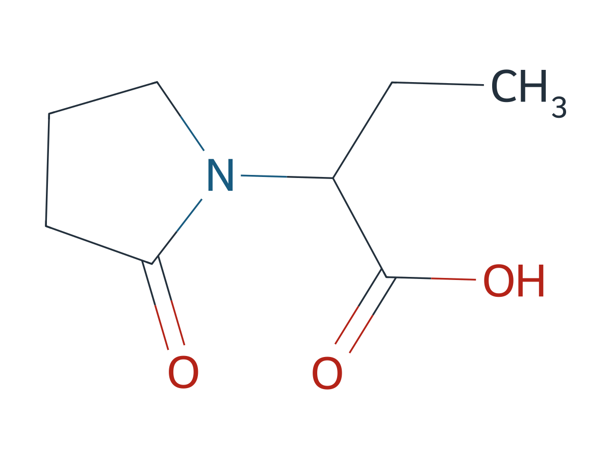 Levetiracetam EP Impurity A chemical structure