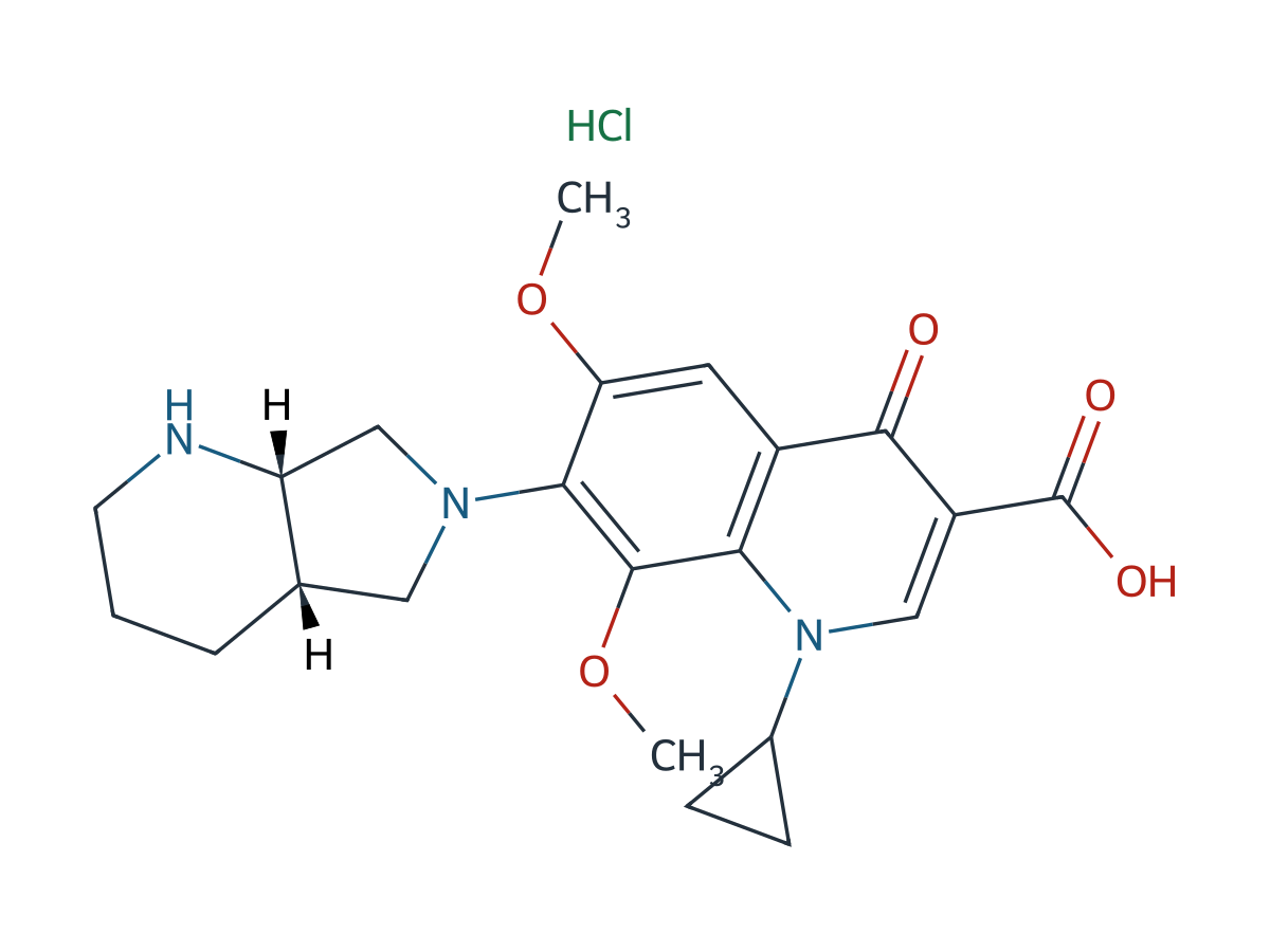 Moxifloxacin EP Impurity B HCl chemical structure