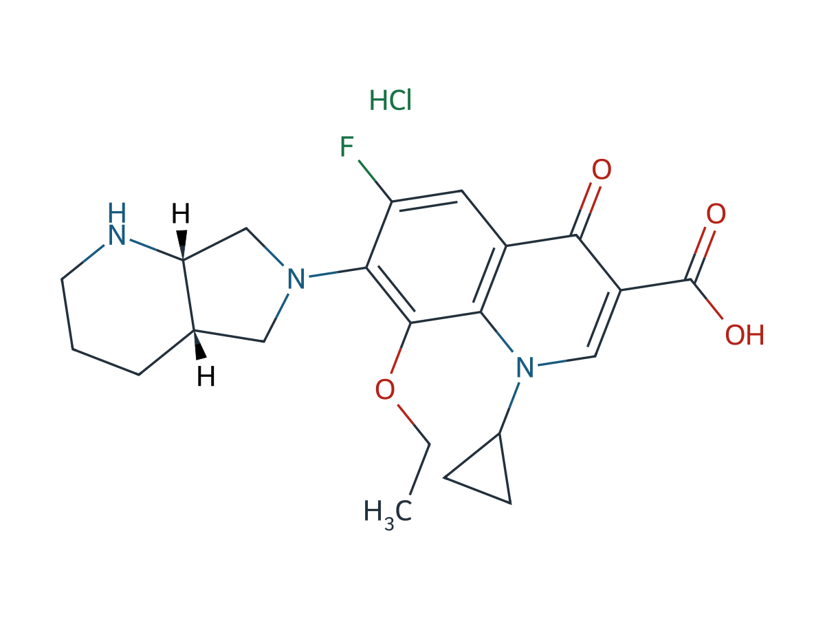 Moxifloxacin EP Impurity C HCl chemical structure