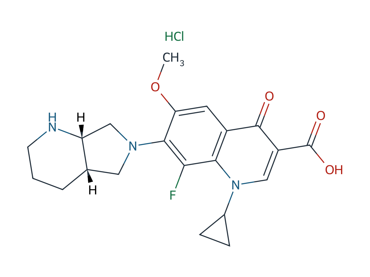 Moxifloxacin EP Impurity D HCl chemical structure