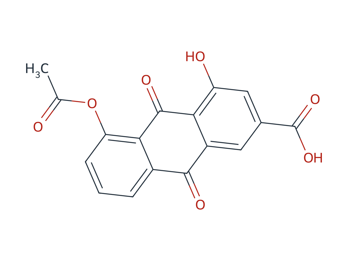 Diacerein EP Impurity D chemical structure