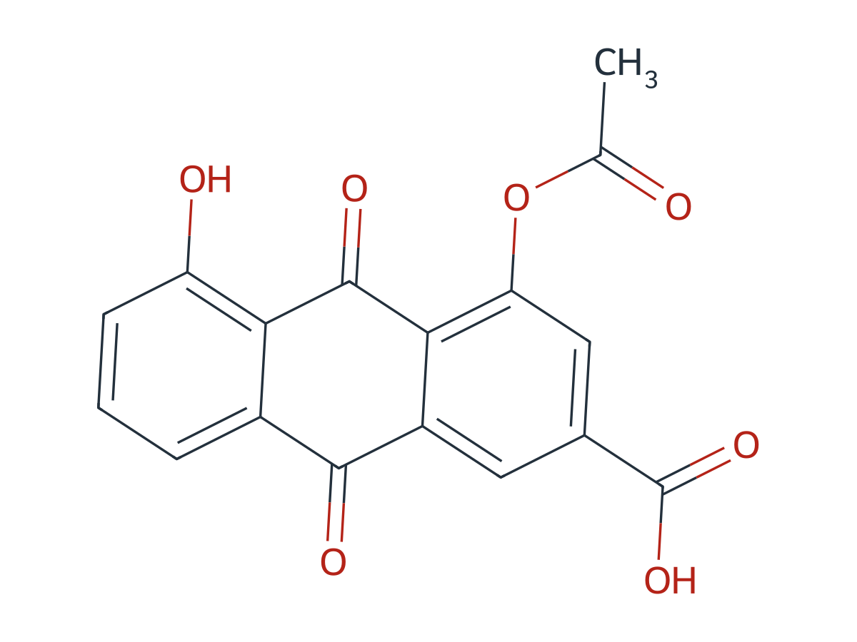 Diacerein EP Impurity E chemical structure