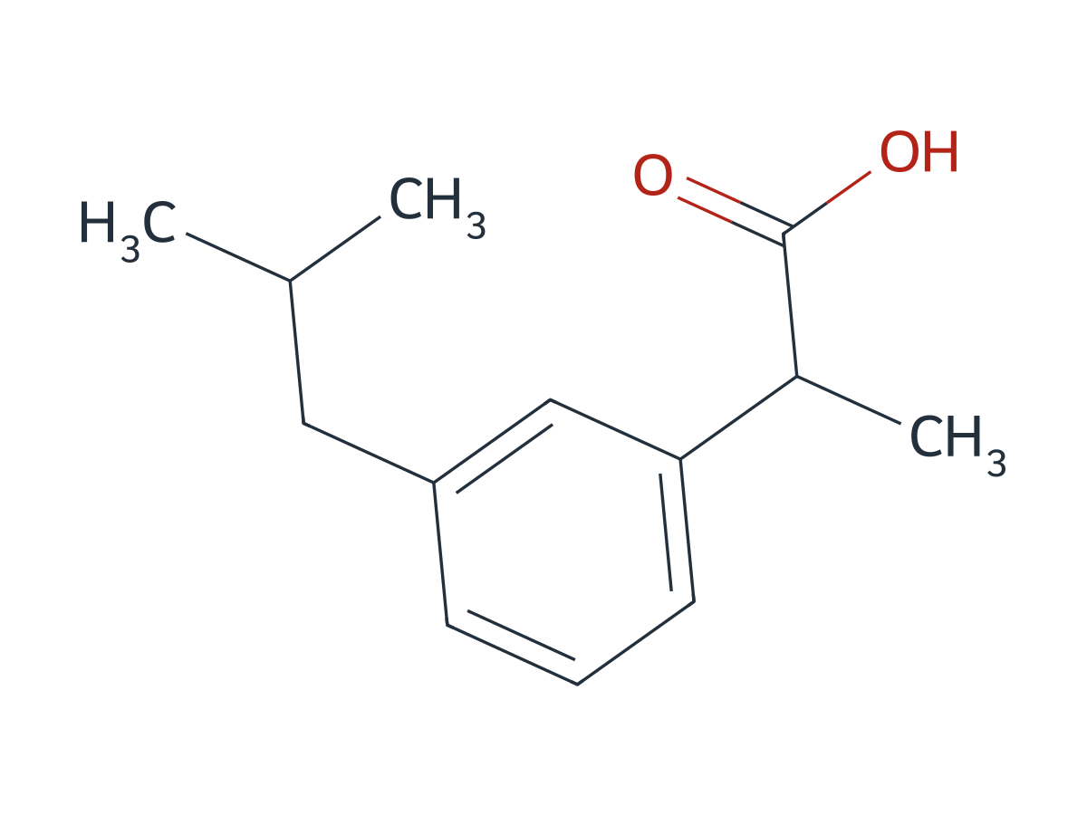 Ibuprofen EP Impurity A chemical structure