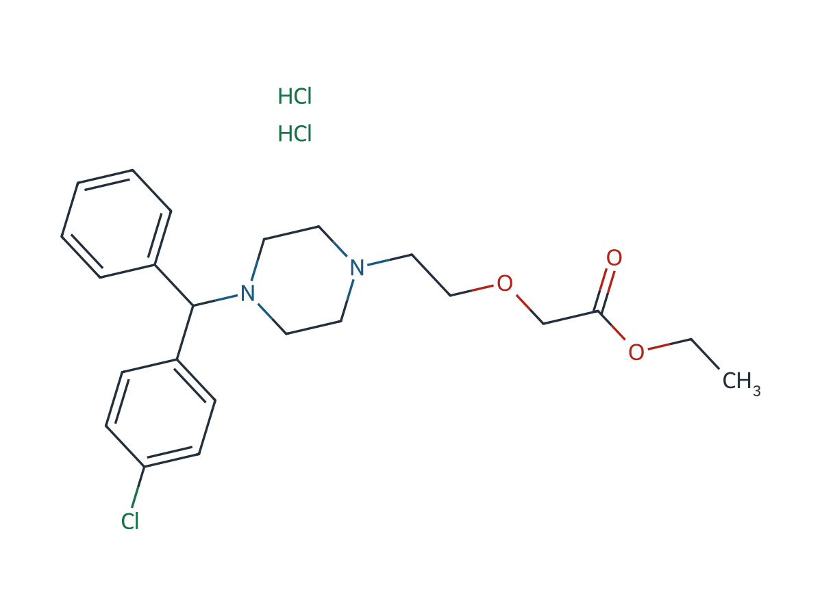 Cetirizine USP Related Compound A DiHCI chemical structure