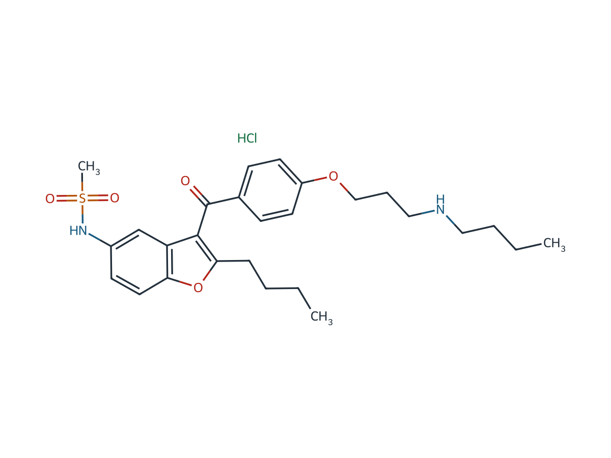 Dronedarone EP Impurity A HCl chemical structure