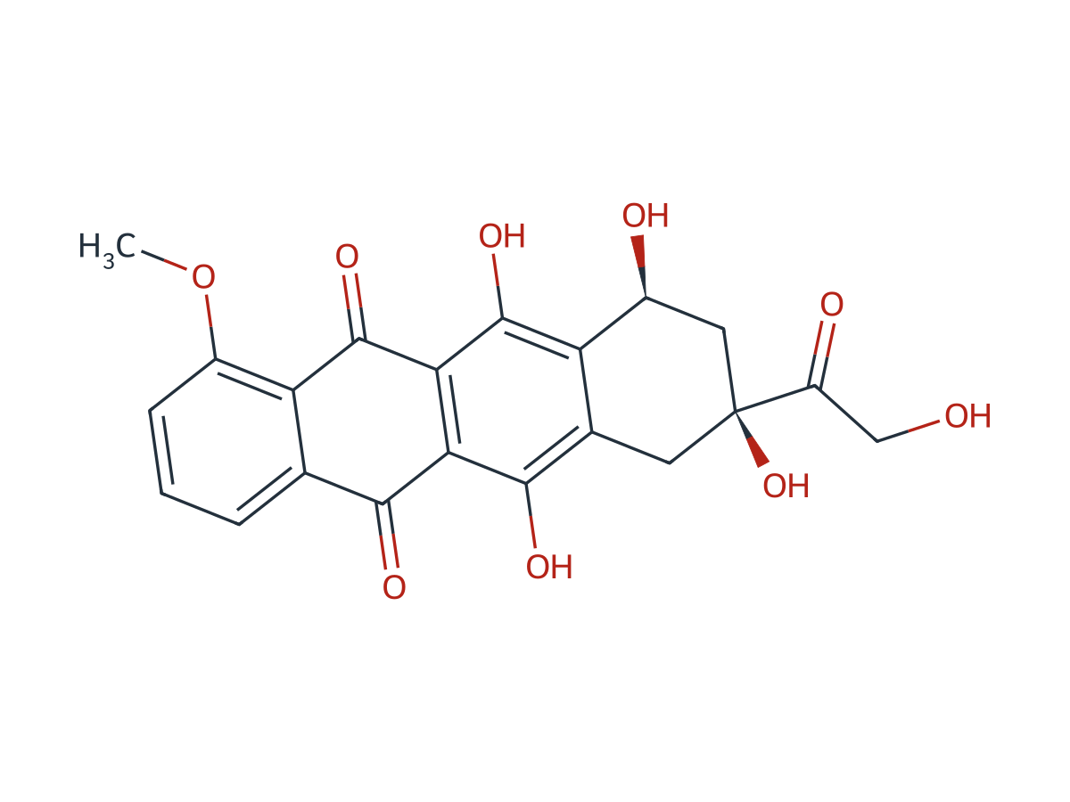 Epirubicin EP Impurity A chemical structure