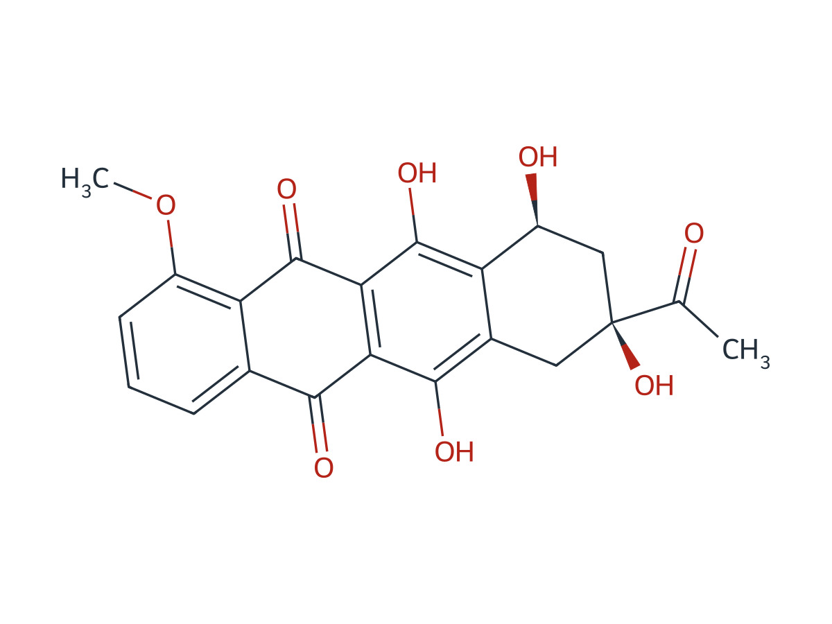 Epirubicin EP Impurity B chemical structure