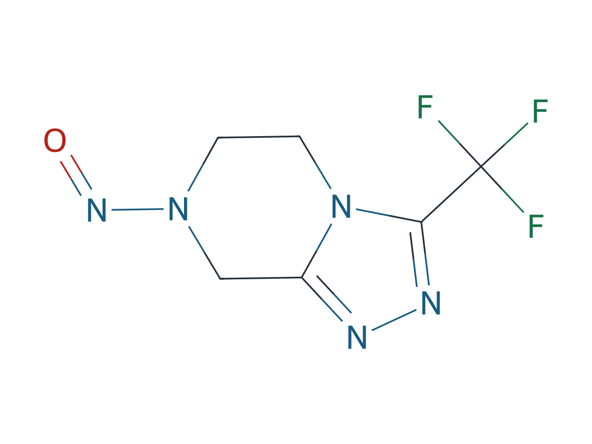 Sitagliptin Impurity 78 (Nitroso-STG-19) (NTTP) chemical structure