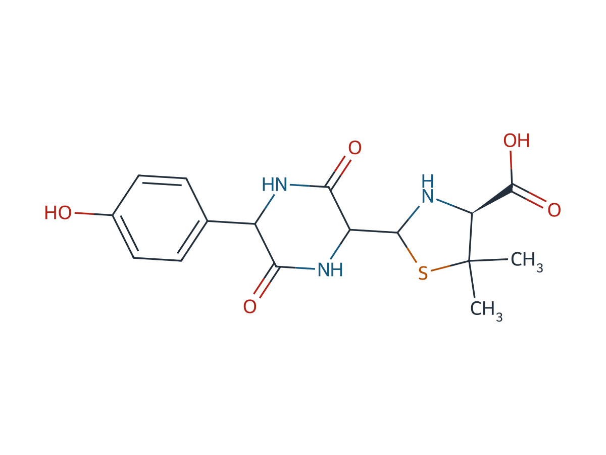 Amoxicillin EP Impurity C chemical structure