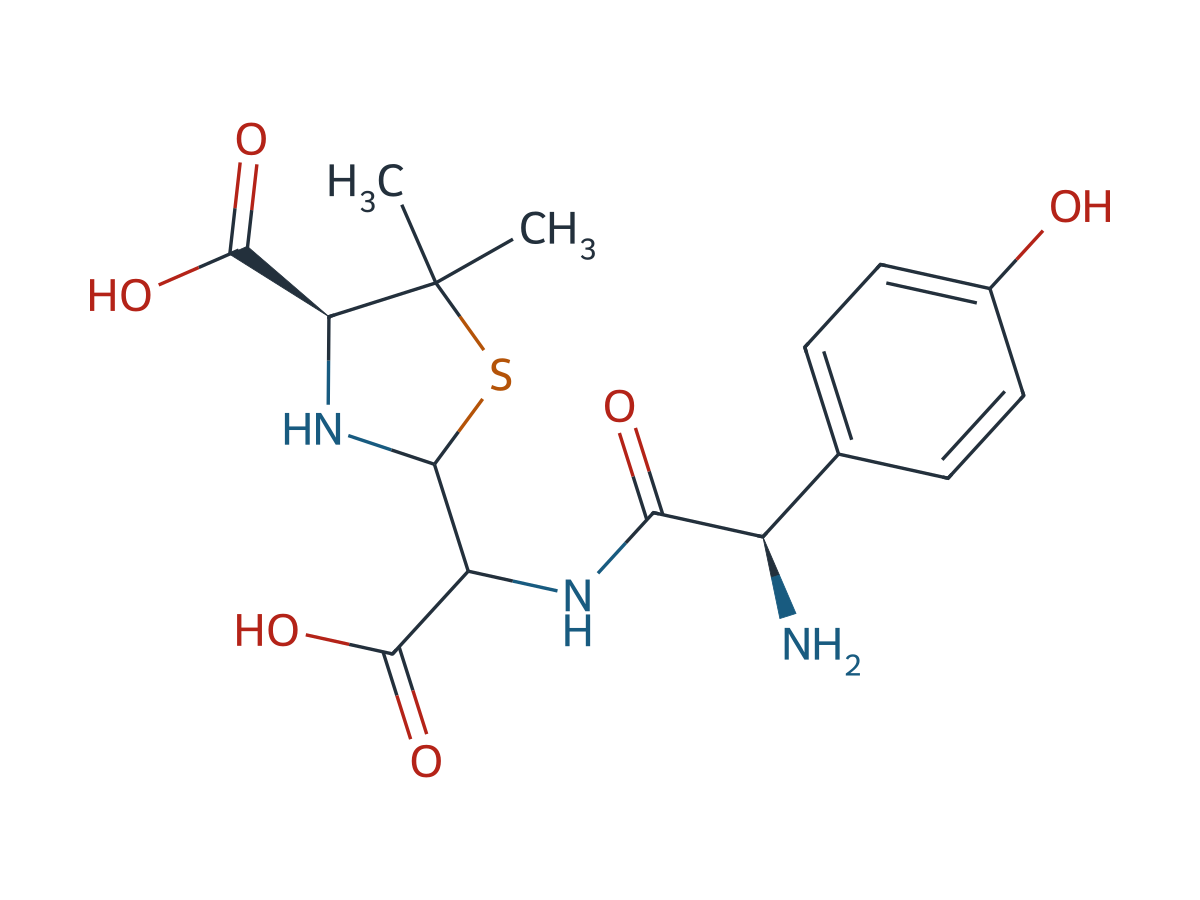 Amoxicillin EP Impurity D chemical structure