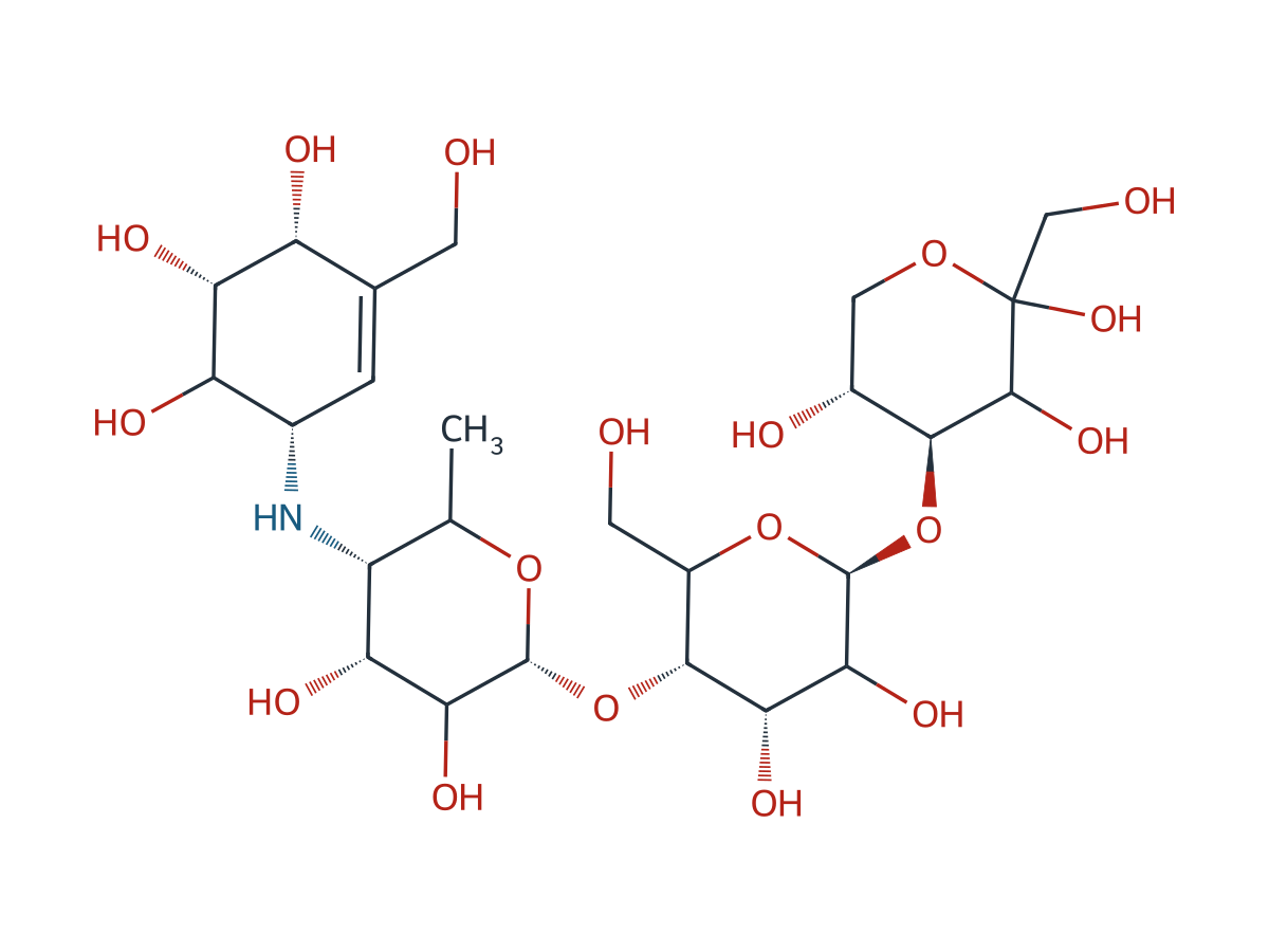 Acarbose EP Impurity A chemical structure