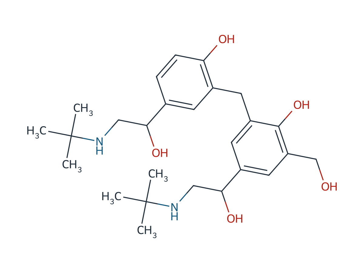 Salbutamol EP impurity N chemical structure