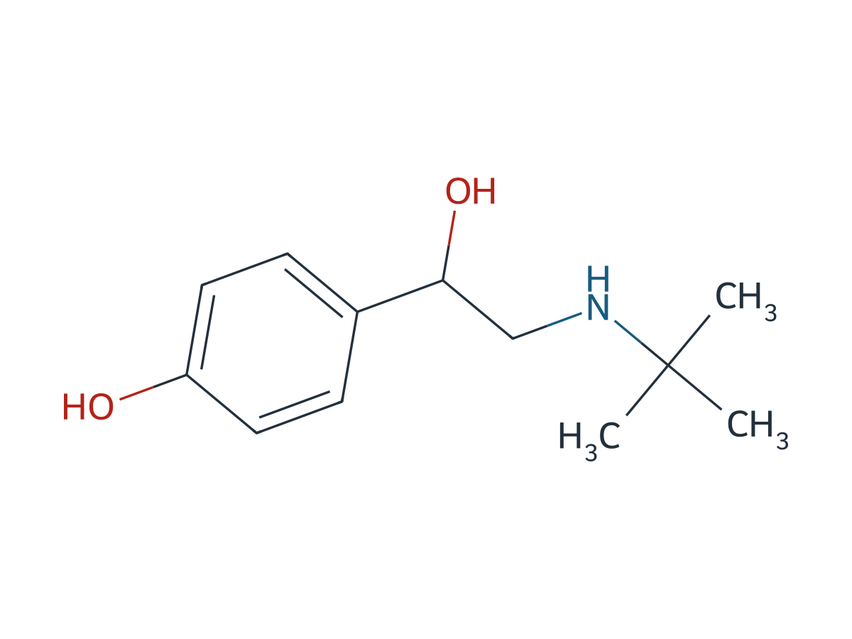 Salbutamol EP Impurity B chemical structure