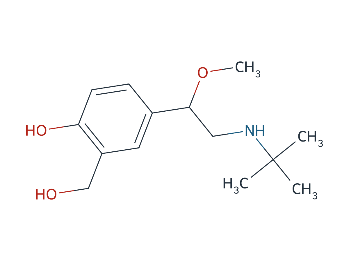 Salbutamol EP Impurity A chemical structure