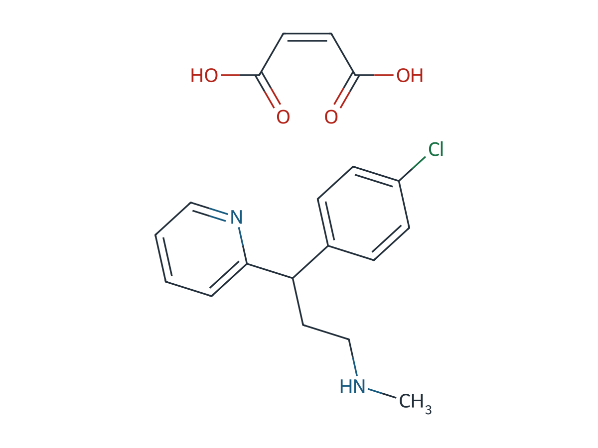 Chlorphenamine EP Impurity C(Maleate) chemical structure