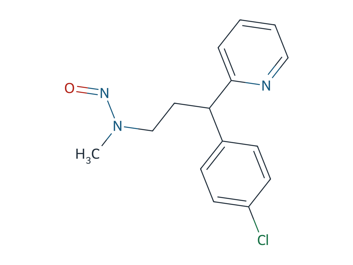 N-Nitrosodemethyl Chlorphenamine chemical structure
