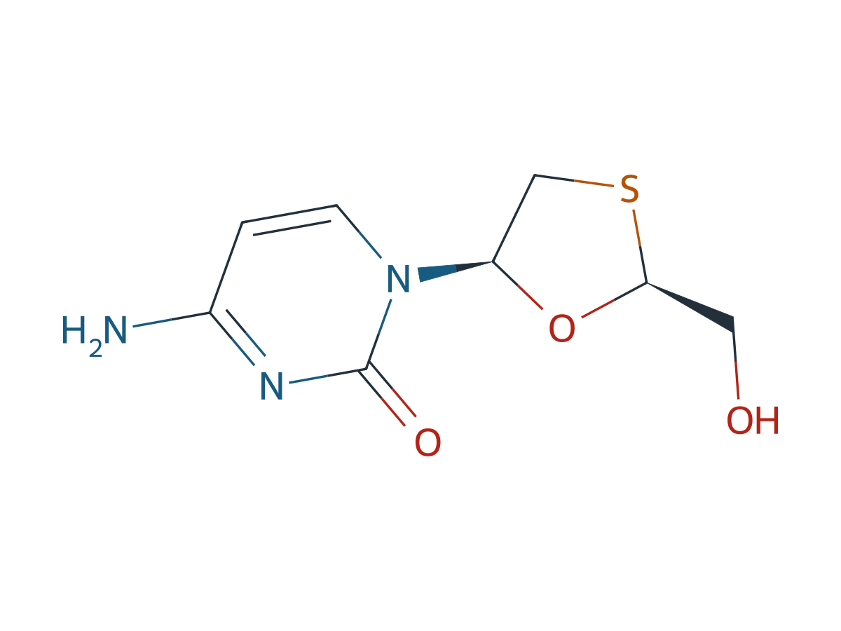 Lamivudine EP Impurity D (Ent-Lamivudine) chemical structure