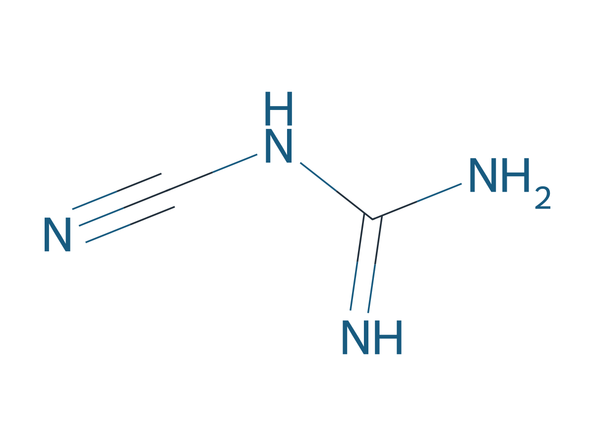 Metformin EP Impurity A chemical structure