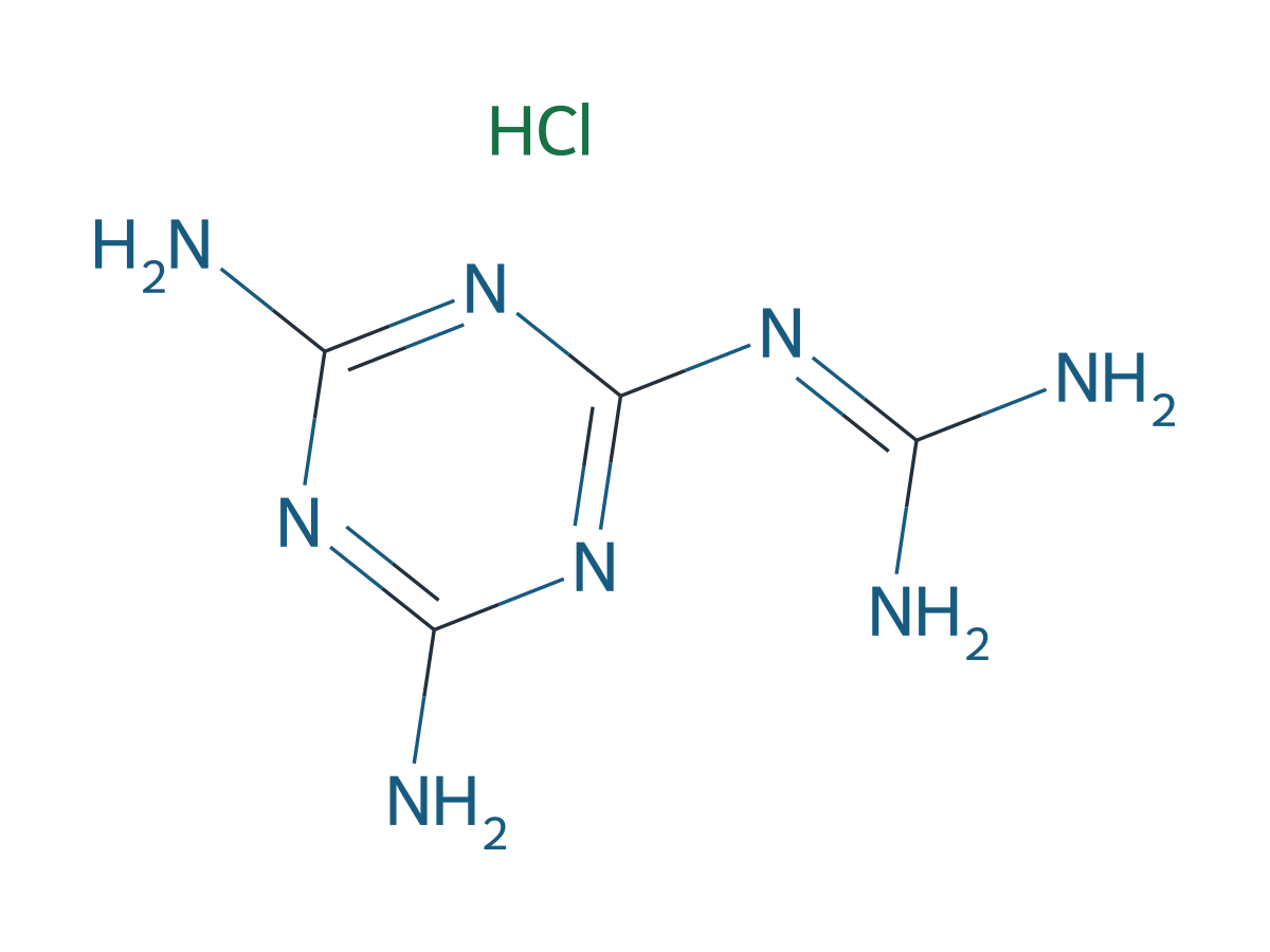 Metformin EP Impurity B Hydrochloride chemical structure