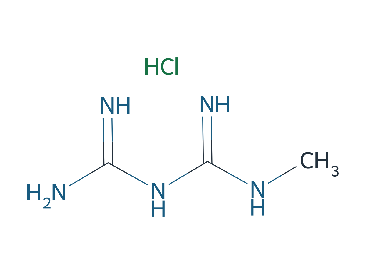 Metformin EP Impurity E HCl chemical structure