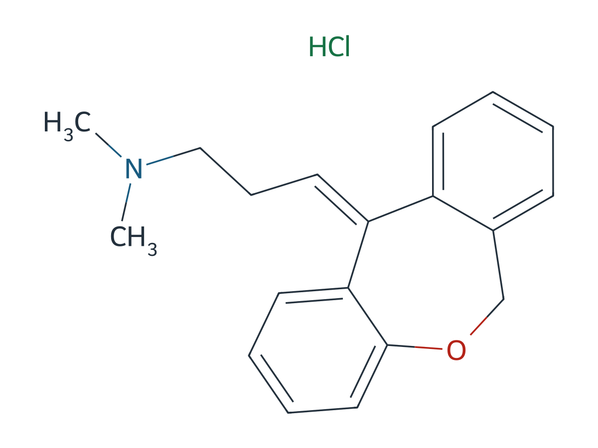 Doxepin EP Impurity D HCl ((Z)-Doxepin HCl) chemical structure