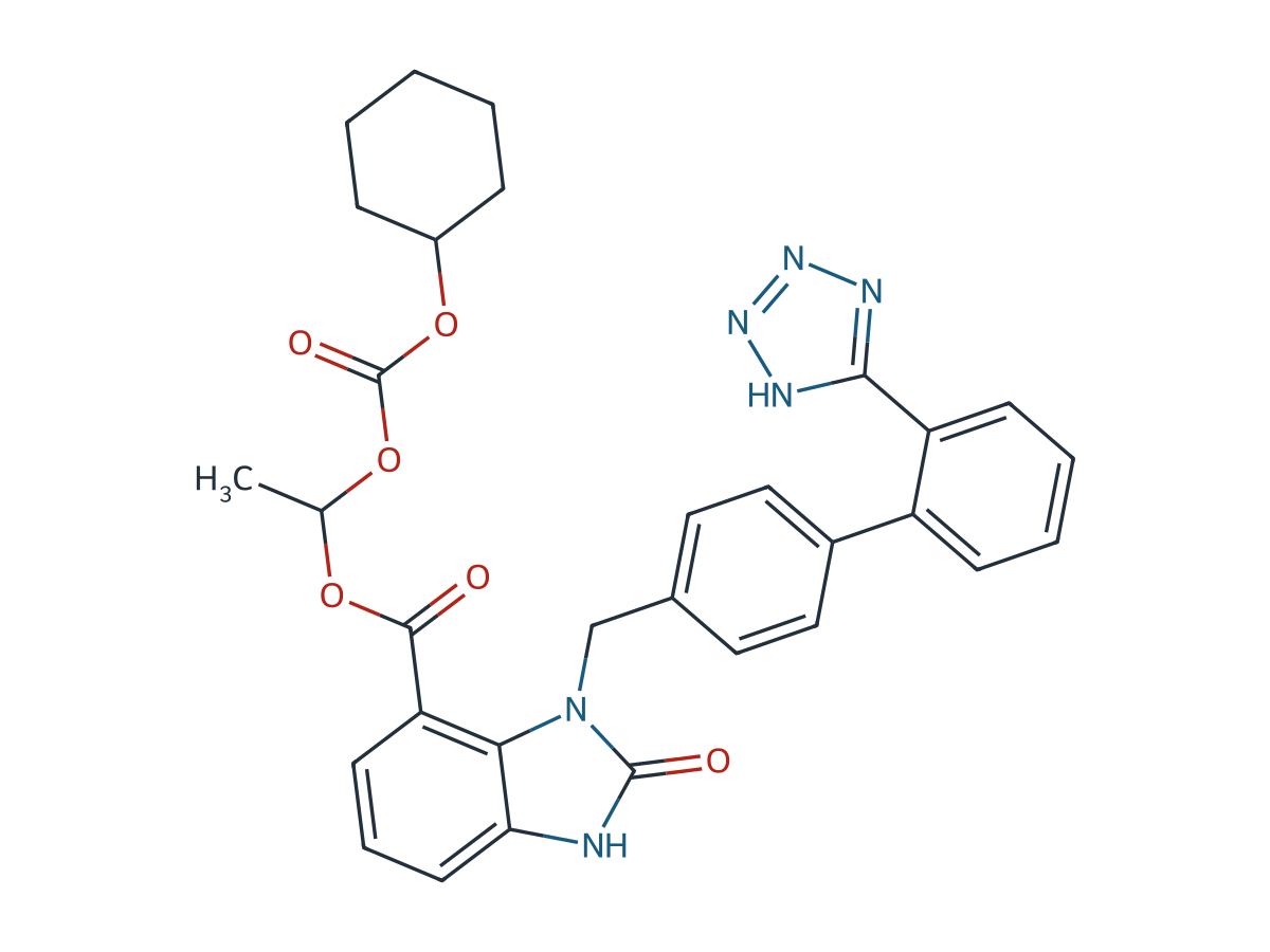 Candesartan Cilexetil EP Impurity B chemical structure