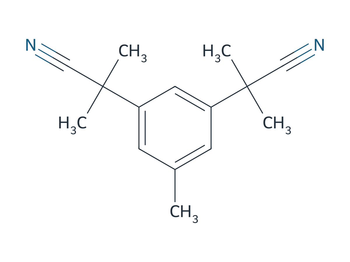 Anastrozole EP Impurity H chemical structure