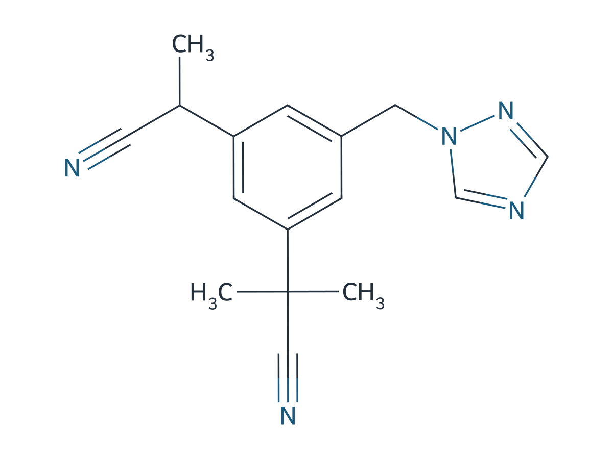 Anastrozole EP Impurity A chemical structure