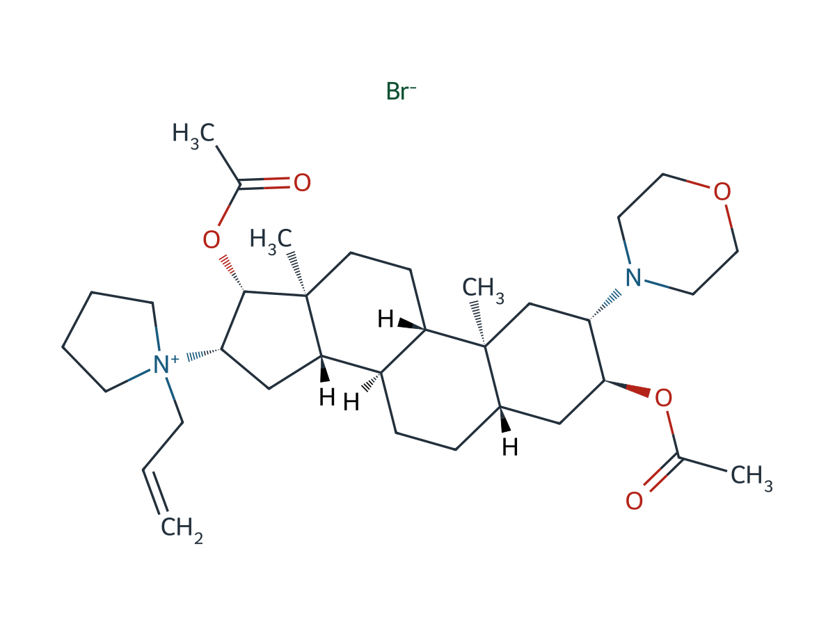 Rocuronium Bromide EP Impurity B chemical structure