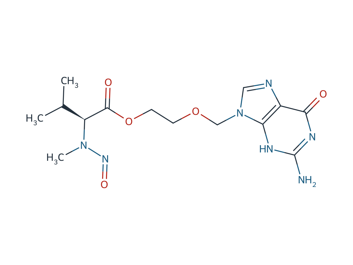 N-Nitroso Valaciclovir EP Impurity C chemical structure