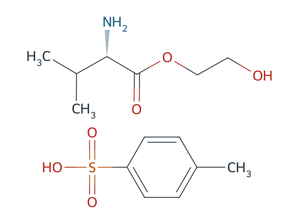 Valaciclovir EP Impurity F(p-toluenesulfonic acid) chemical structure