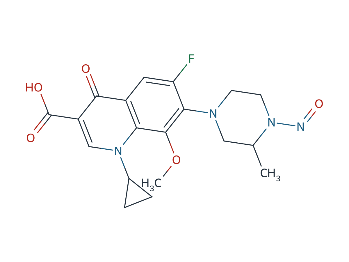 N-Nitroso Gatifloxacin chemical structure